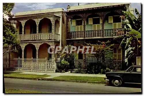 Ansichtskarte AK Lovely Antebellum Homes Typical Residences Of The Vieux Carre New Orleans La