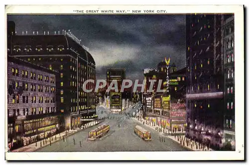 Cartes postales The Great White Way New York City