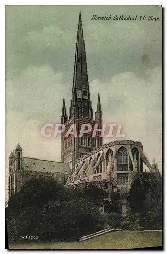 Cartes postales Norwich Cathedral S E View