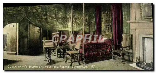 Cartes postales Queen Mary&#39s Bedromm Holyrood Palace Edinburgh