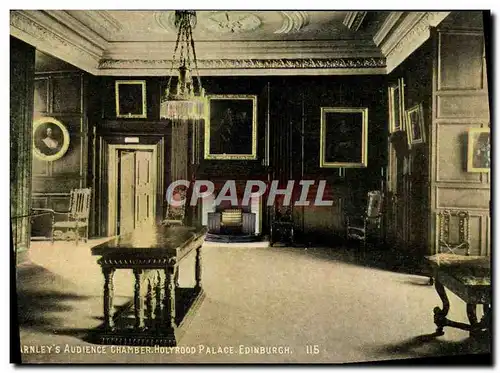 Cartes postales Lord Darnley&#39s Audience Chamber Holyrood Palace Edinburgh