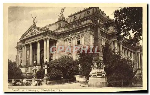 Cartes postales Wiesbaden Staatstheater