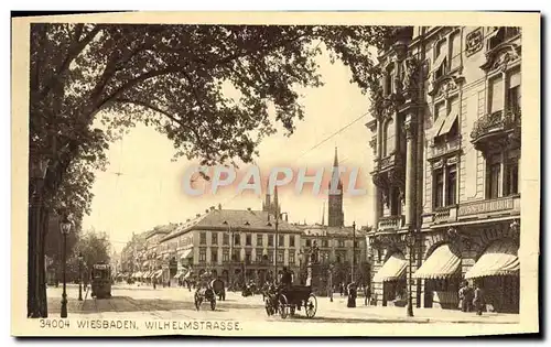Cartes postales Wiesbaden Wilhelmstrasse