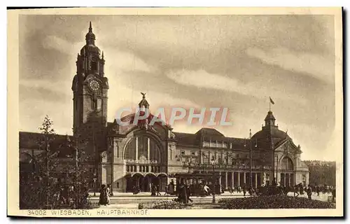 Cartes postales Wiesbaden Hauptbahnhof