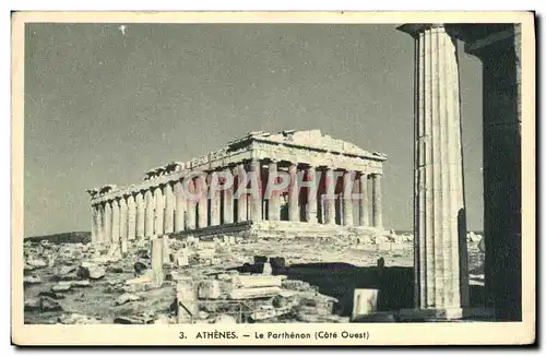 Cartes postales Athenes Le Parthenon