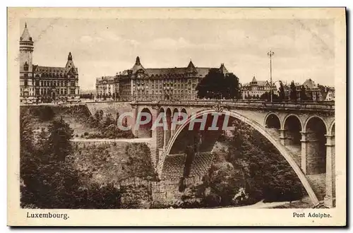 Cartes postales Luxembourg Pont Adolphe