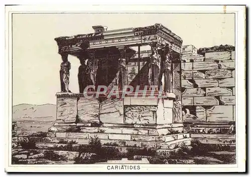 Cartes postales Grece Cariatides