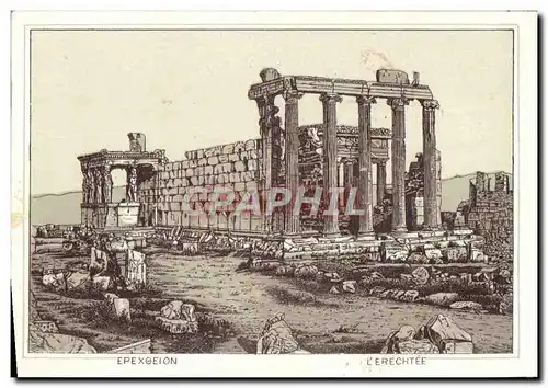 Cartes postales Grece L'Erechtee