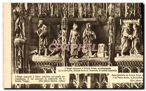 Cartes postales Chartres L&#39Ange Annonce A Sainte Anne