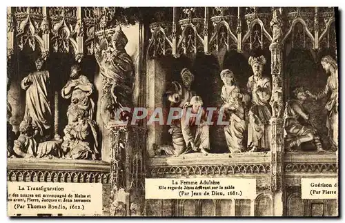 Cartes postales Chartres La Femme Adultere Elle Regarde Jesus
