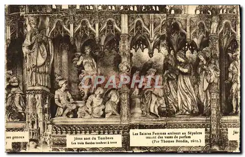 Cartes postales Chartres Jesus Sort Du Tombeau Les Trois Gardes tombent a terre