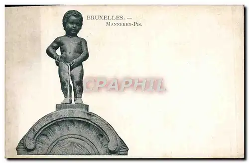 Cartes postales Bruxelles Manneken Pis