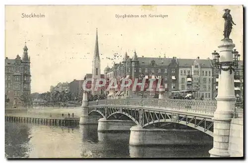 Cartes postales Stockholm Dhurgardsbron Och Narvavagen