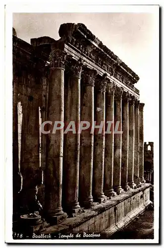 Cartes postales moderne Baalbek Bacchus Temple
