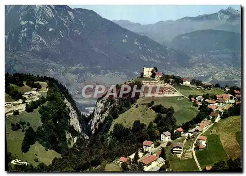 Cartes postales moderne Mont Saxonnex Vue Generale Aerienne