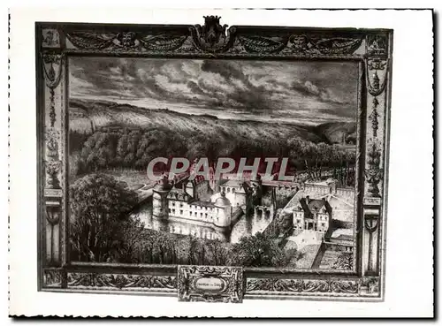 Cartes postales moderne Tanlay Le Chateau A Vol D'Oiseau