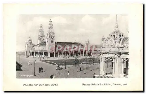 Cartes postales Palace Of Women&#39s Work Franco British Exhibition London 1908