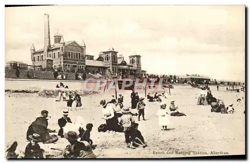 Cartes postales Beach And Bathing Station Aberdeen