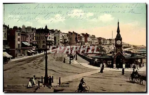 Cartes postales Brighton The Aquarium & Marine Parade