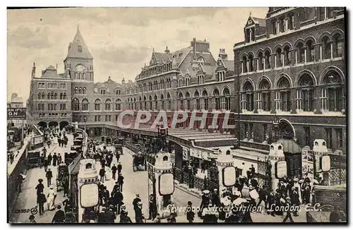 Cartes postales Liverpool Street Station London