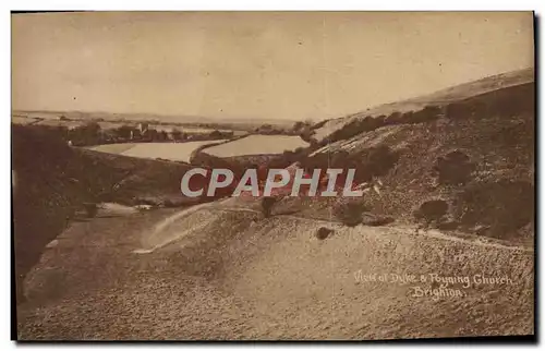 Cartes postales View Of Dyke Poyging Church Brighton