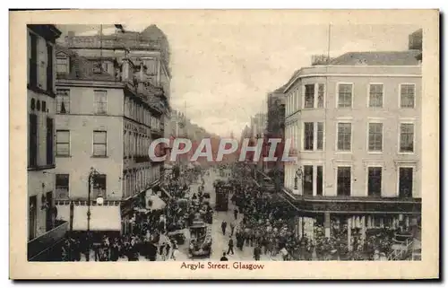 Cartes postales Argyle Street Glasgow