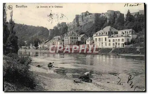 Cartes postales Bouilion La Semois Et Le Chateau Lavandiere