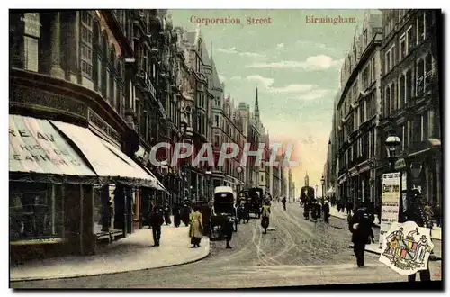 Cartes postales Coporation Street Birmingham