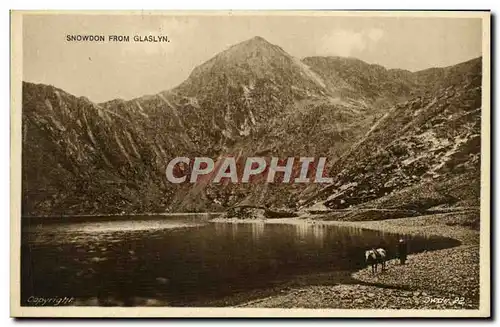 Cartes postales Snowdon From Glaslyn