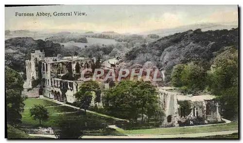 Ansichtskarte AK Furness Abbey General View