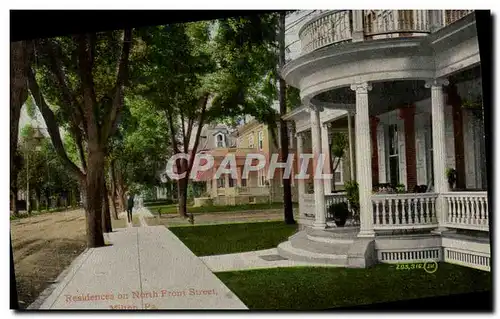 Cartes postales Residences On North From Street Milton Pa