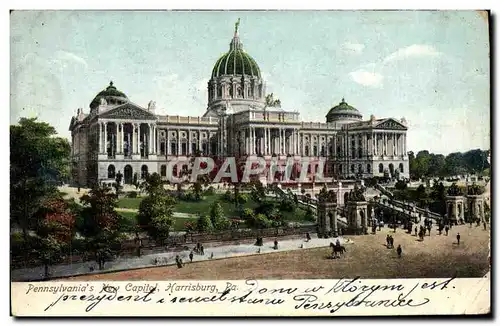 Cartes postales Pennsylvania&#39s New Capitol Harrisburgh Pa