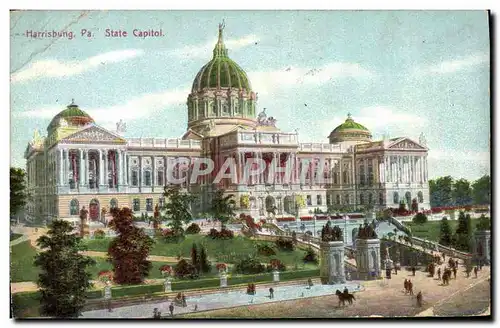 Cartes postales Harrisburgh Pa State Capitol