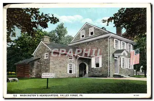 Cartes postales Washington&#39s Headquarters Valley Forge Pa