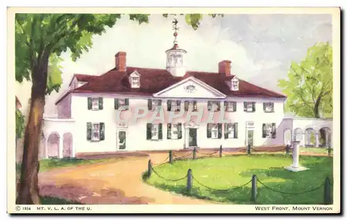 Cartes postales West Front Mount Vernon