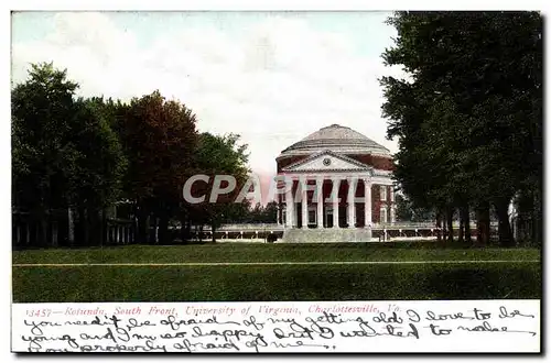 Cartes postales Rofundo South Front University Of Virginia Charlottesville Va