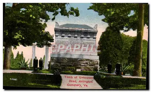 Cartes postales Tomb Of Unknown Dead Arlington Cemetery Va