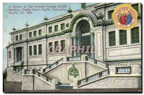 Cartes postales A Portion Of The Oriental Foreign Exhibition Building Alaska Yukon Pacific Exposition Seattle Wn