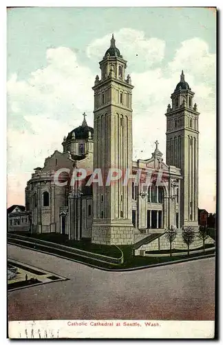 Cartes postales Catholic Cathedral At Seattle Wash