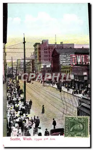 Cartes postales Seattle Wash Upper 2nd ave