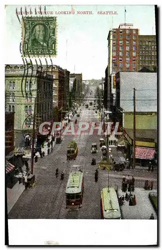 Cartes postales Second A Venue Looking North Seattle