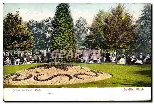Cartes postales Scene In Leshi Park Seattle Wash