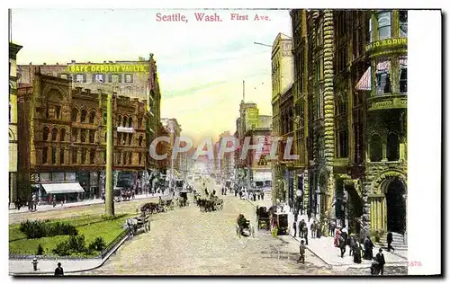 Cartes postales Seattle Wash First Ave