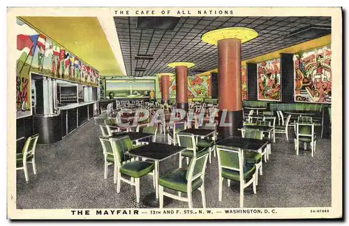 Cartes postales The Cafe Of All Nations The Mayfair Washnington D C