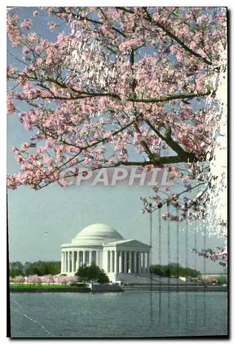 Moderne Karte Jefferson Memorial Washington D C