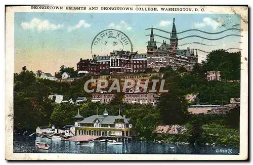 Cartes postales Georgetown Heights And Georgetown College Washington D C