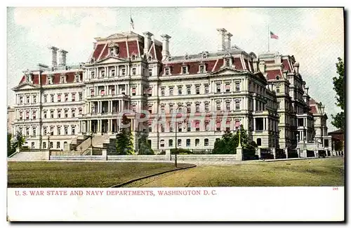 Cartes postales U S War State And Navy Departments Washington D C Militaria