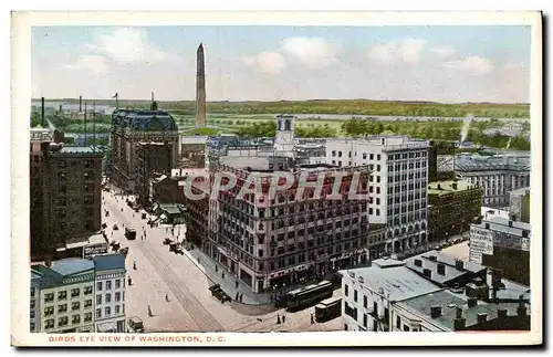 Cartes postales Birds Eye View Of Washington D C