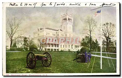 Cartes postales Soldiers Home Washington D C Militaria