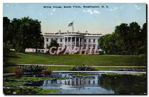 Cartes postales White House South Front Washington D C